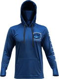 Fishing Shirts for Men UPF50 Hooded Long Sleeve with Gaiter - Sun Say