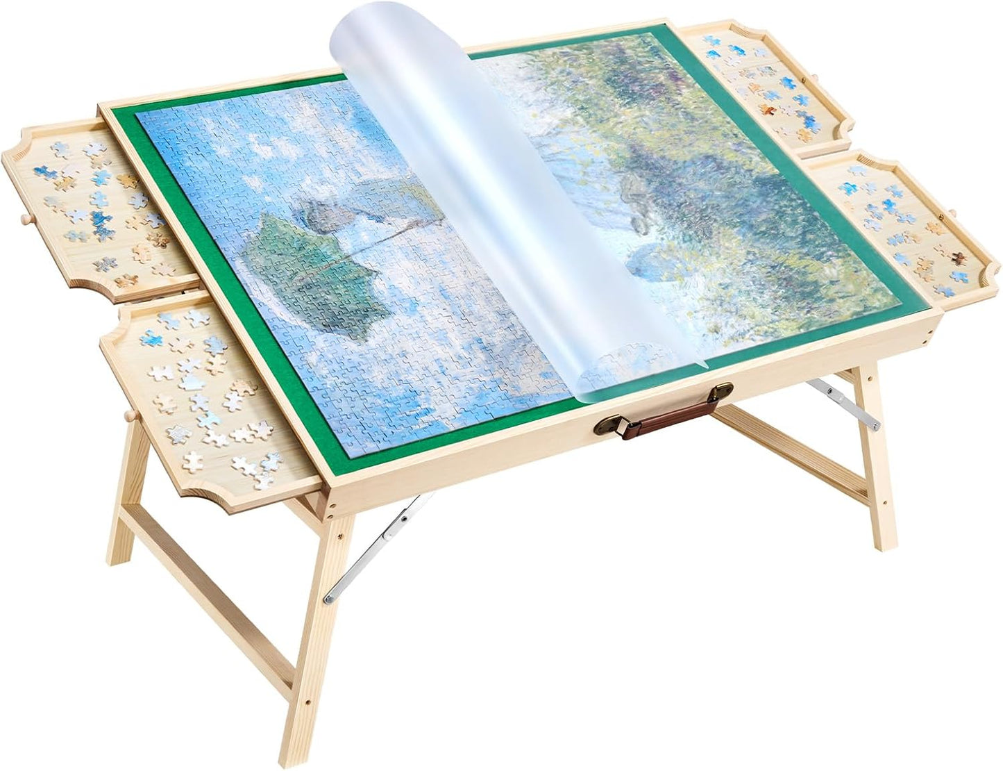 VEVOR 1500-Piece Puzzle Table with Adjustable Tilt and Drawers