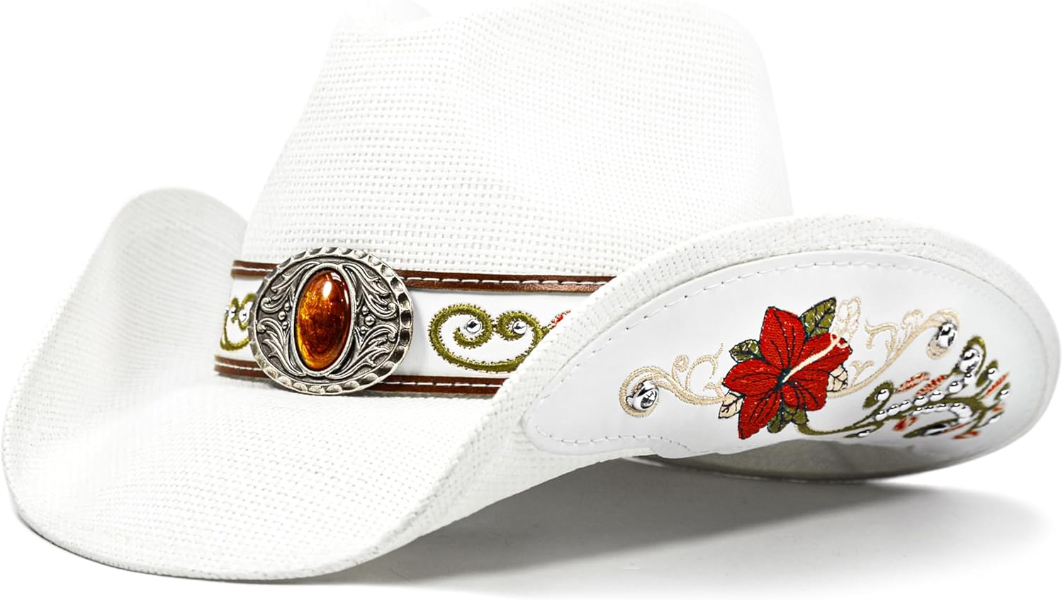Stylish Cowboy Hats for Women and Men - Fluffy Sense Straw Hat