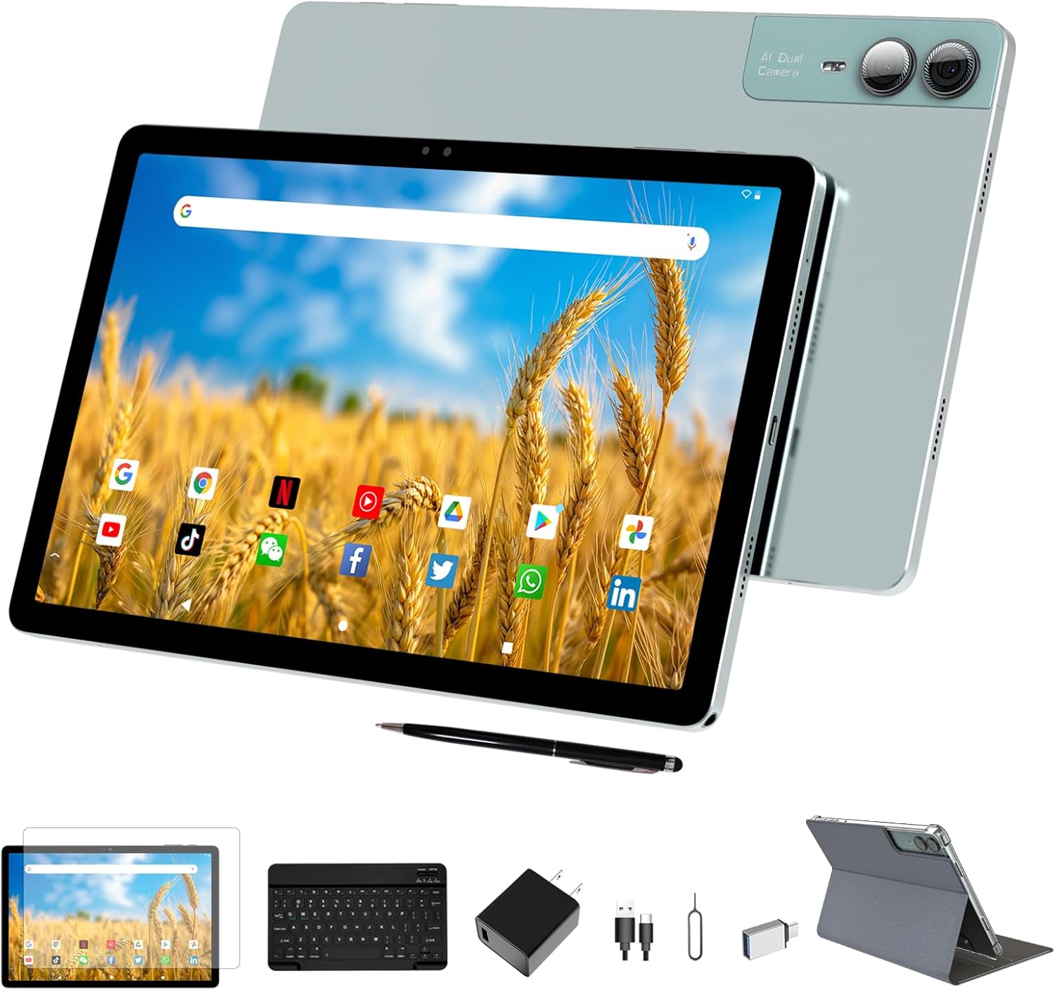 2025 Latest 11 inch Tablet with 18GB RAM and 1TB Expandable Storage