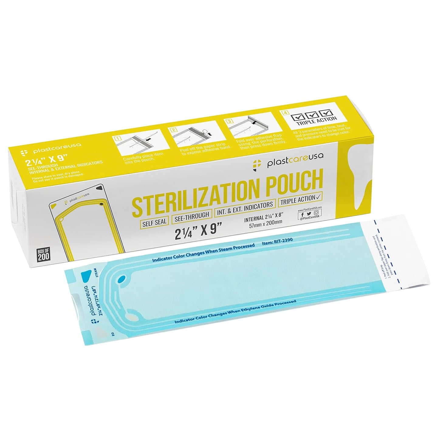 1000 Dental Sterilization Pouches for Safe Instrument Storage