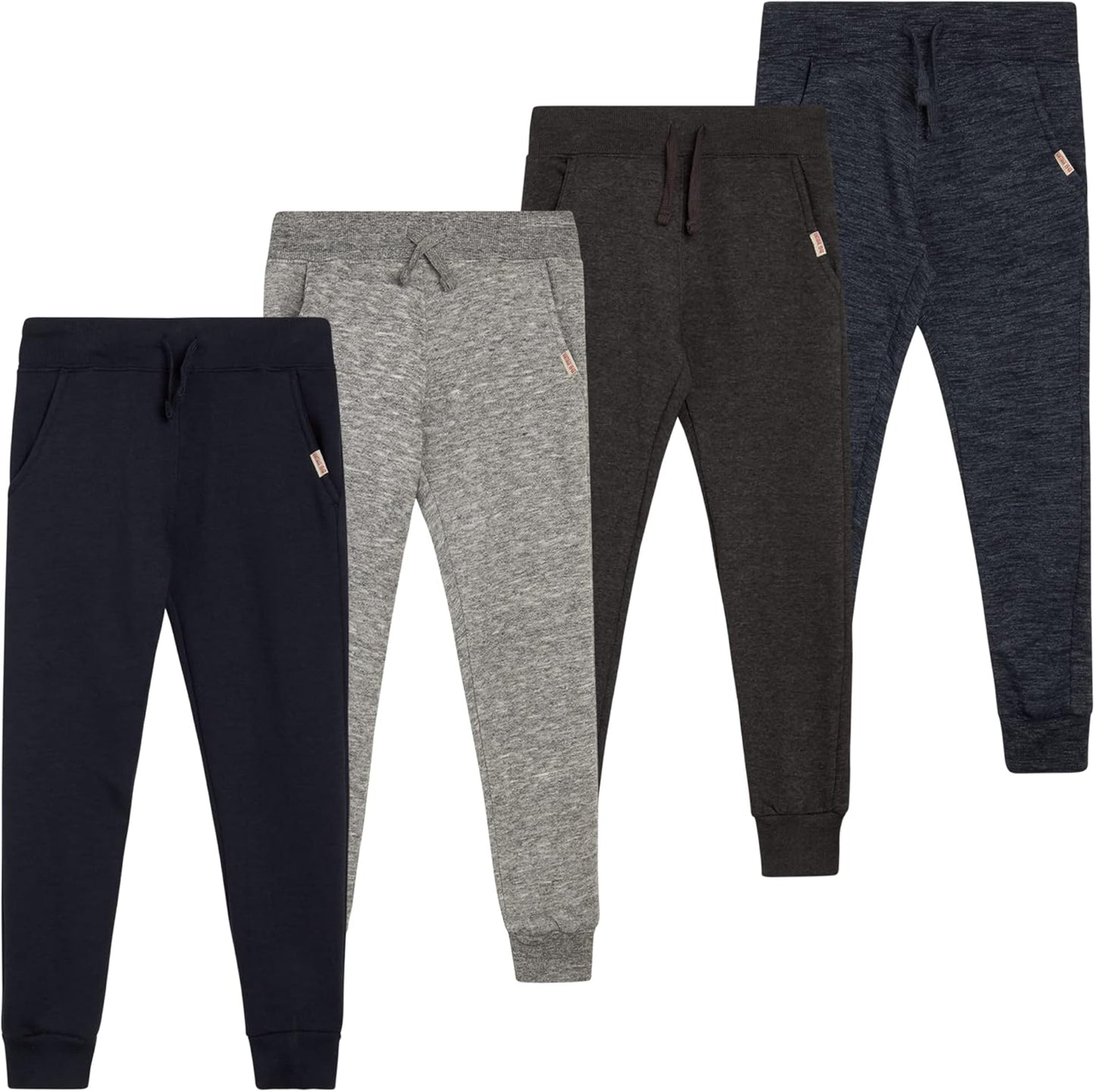Weatherproof Vintage Boys Athletic Sweatpants - 4 Pack Joggers