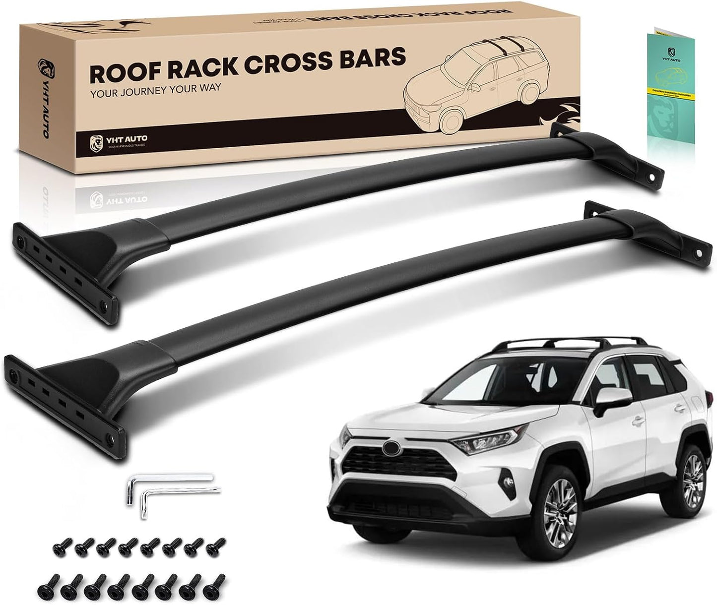 Toyota RAV4 2019-2022 Roof Rack Cross Bar - 165 Lbs Capacity