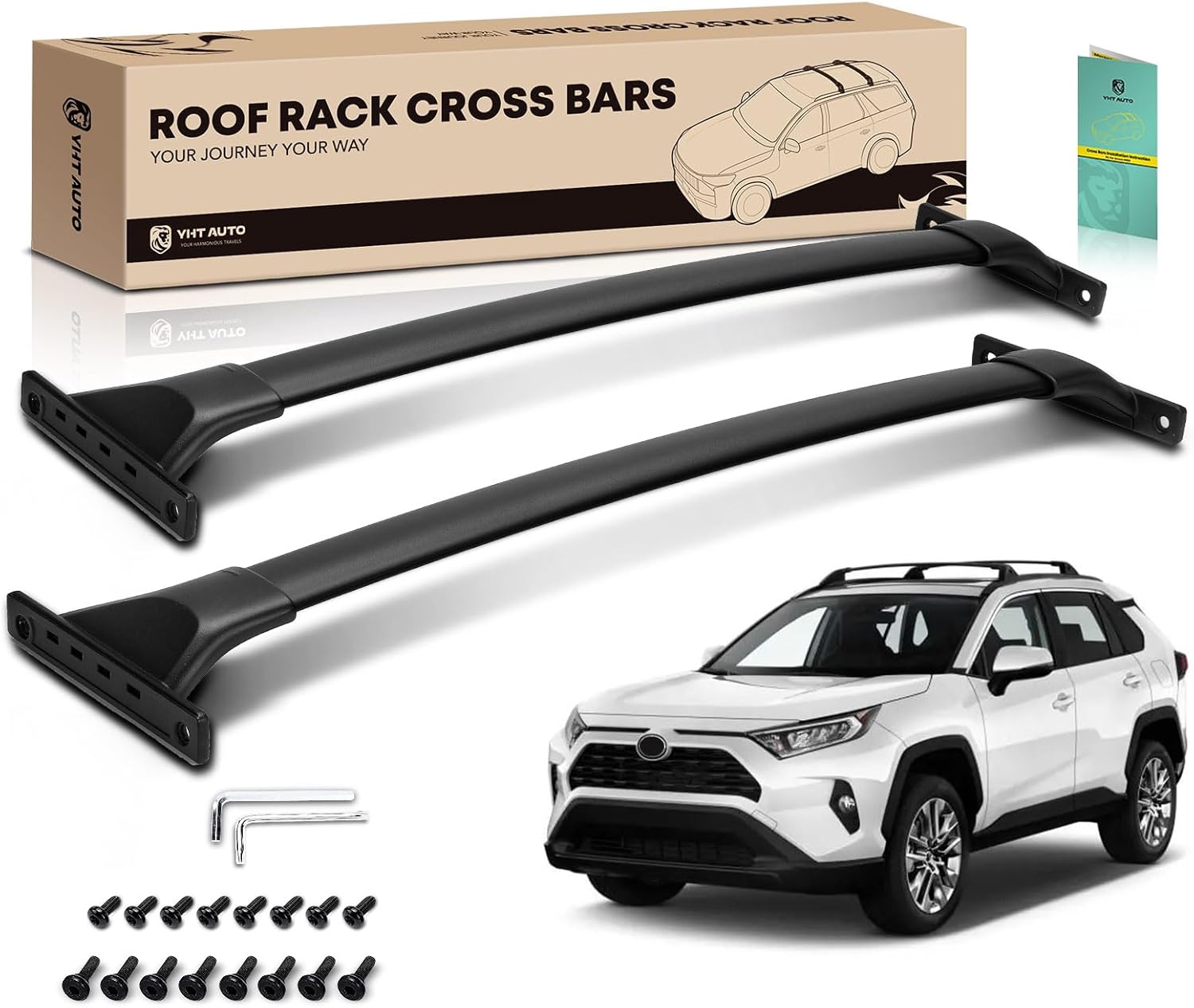Toyota RAV4 2019-2022 Roof Rack Cross Bar - 165 Lbs Capacity