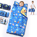 Nap Mat with Pillow Blanket Set for Toddlers - Extra Thick Cozy Nap