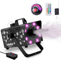 800W Snow Machine with Speed Control and 13 LED Colors - Realistic