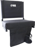 Wide Stadium Seat Extra Thick Cushion - Comfortable Bleacher Chair