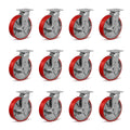 8 in Heavy Duty Casters for Industrial Use with 1500 Lb Capacity