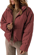 Dokotoo Womens Quilted Puffer Jacket Long Sleeve - Warm, Lightweight 1