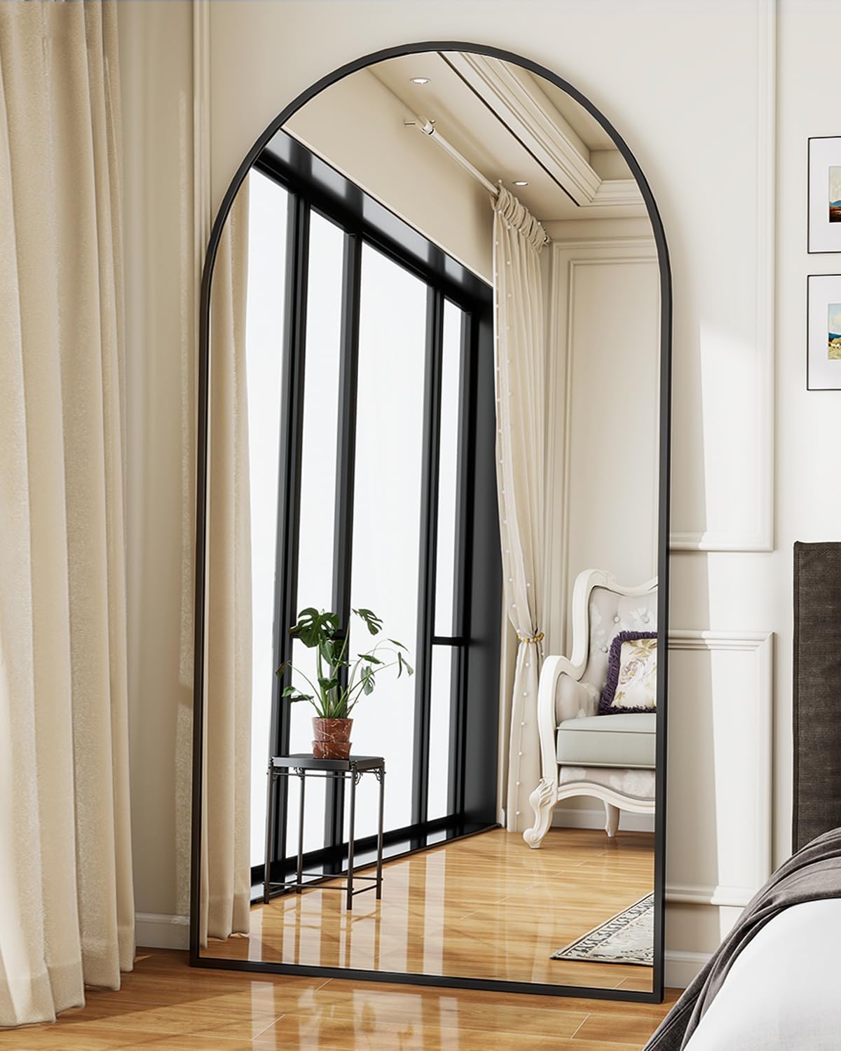 Koonmi 34x76 Arched Full Length Mirror for Any Room Decor