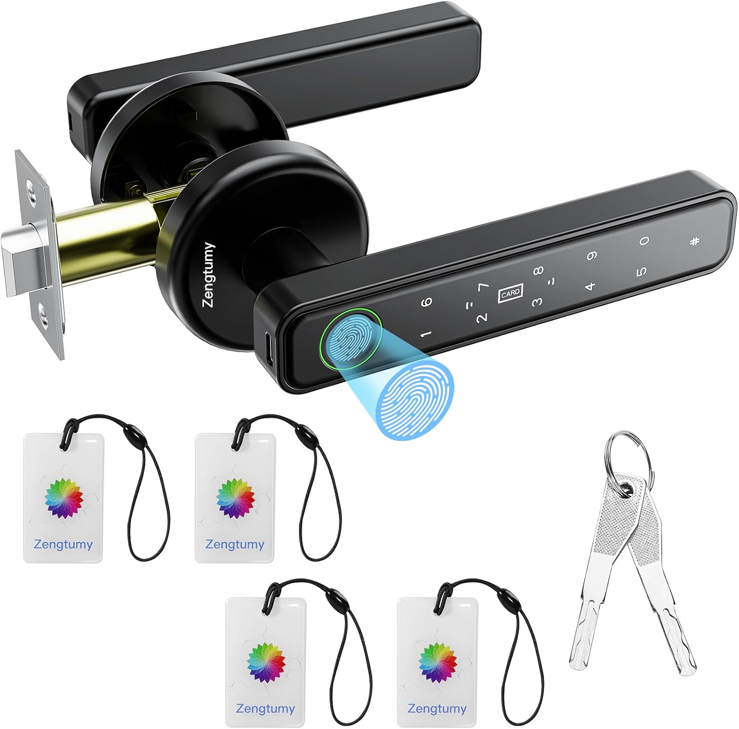 Fingerprint Door Lock for Bedrooms - Smart Biometric Security