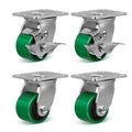 3 Inch Caster Wheels Heavy Duty - 800 lb Load per Wheel