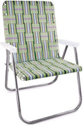 Folding Aluminum Webbed Lawn Chair - Lightweight, Made in USA