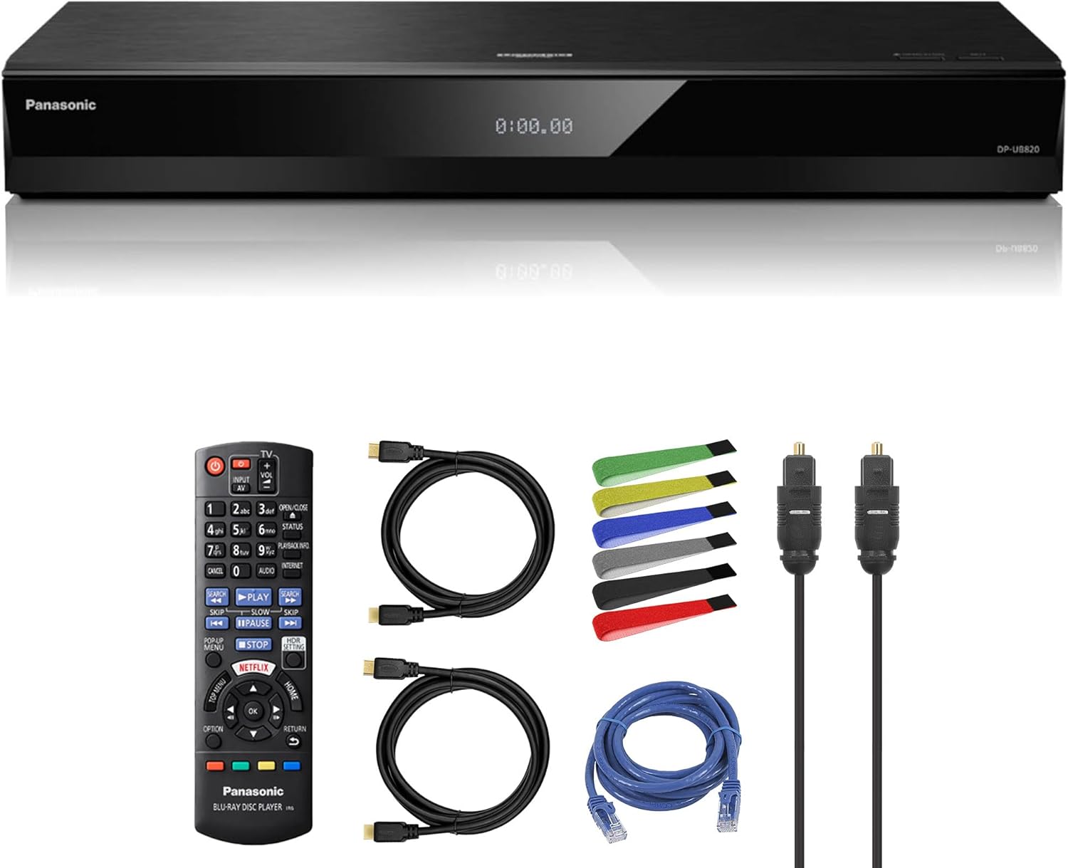 Panasonic DP-UB820-K 4K UHD Blu-ray Player with HDR10+ Features
