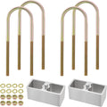 2 inch Universal Leaf Spring Lowering Block Kits - Drop Rear 2in