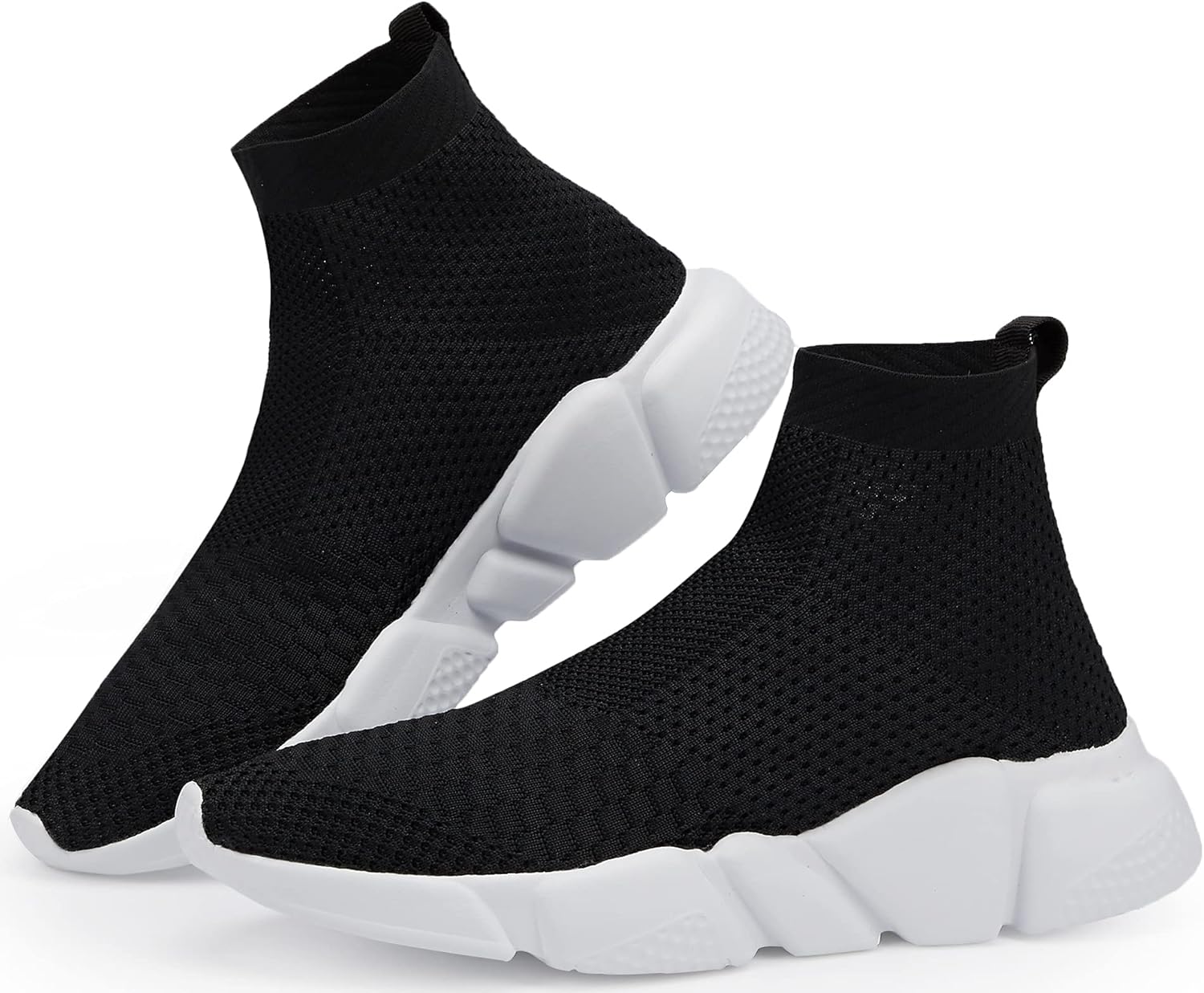 Santiro Walking Shoes for Men - Lightweight High Top Sneakers