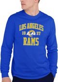 Hybrid Sports NFL Established Long Sleeve Fan Tee - Soft Game Day Los