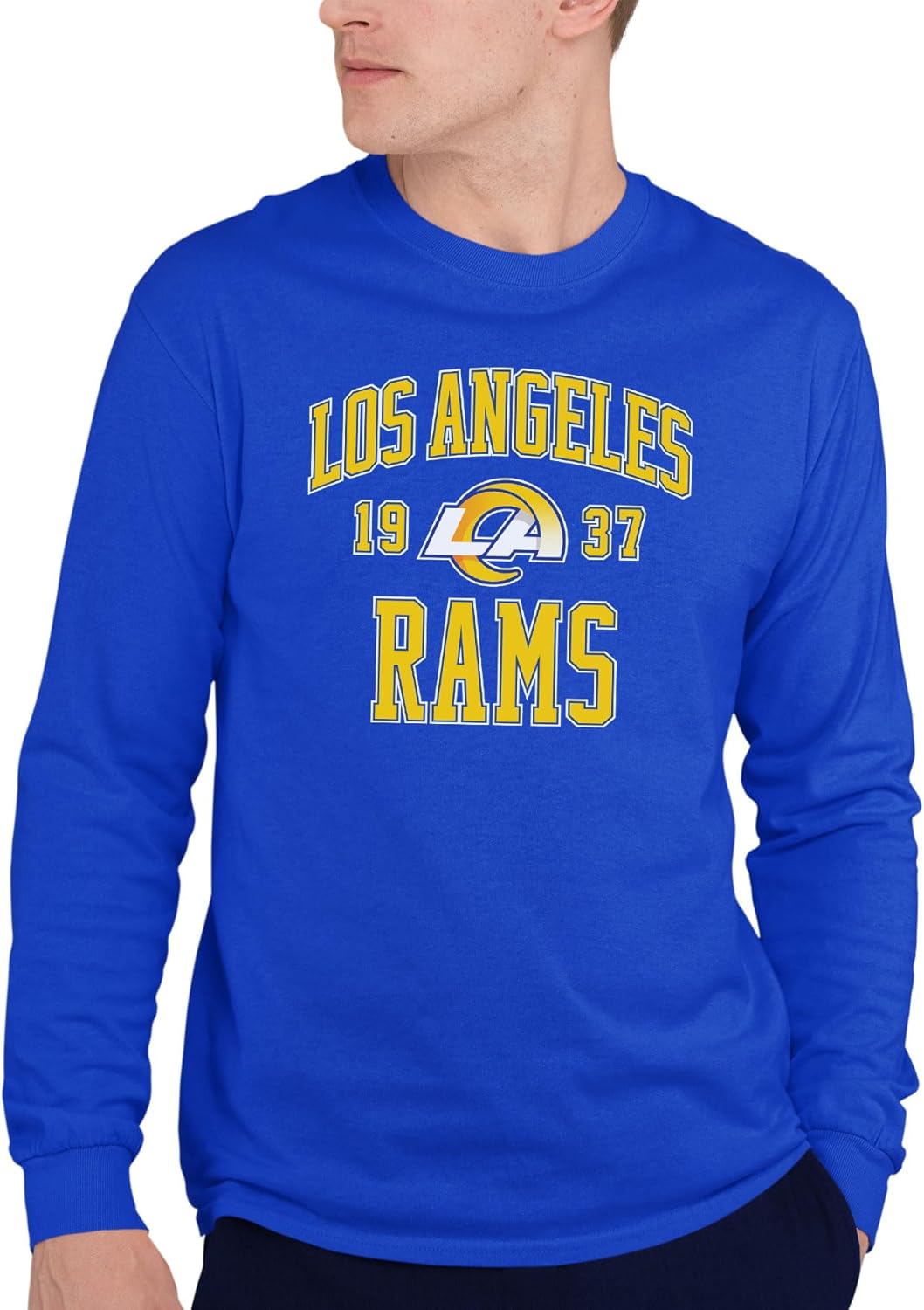Los Angeles Rams Long Sleeve Fan Tee for Men & Women