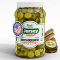 Jersey Pickles Sweet Horseradish Chips (Gallon) - Fresh Snack Pickles