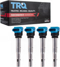 TRQ Ignition Coil Set Compatible with 05-18 Audi 06-17 Volkswagen