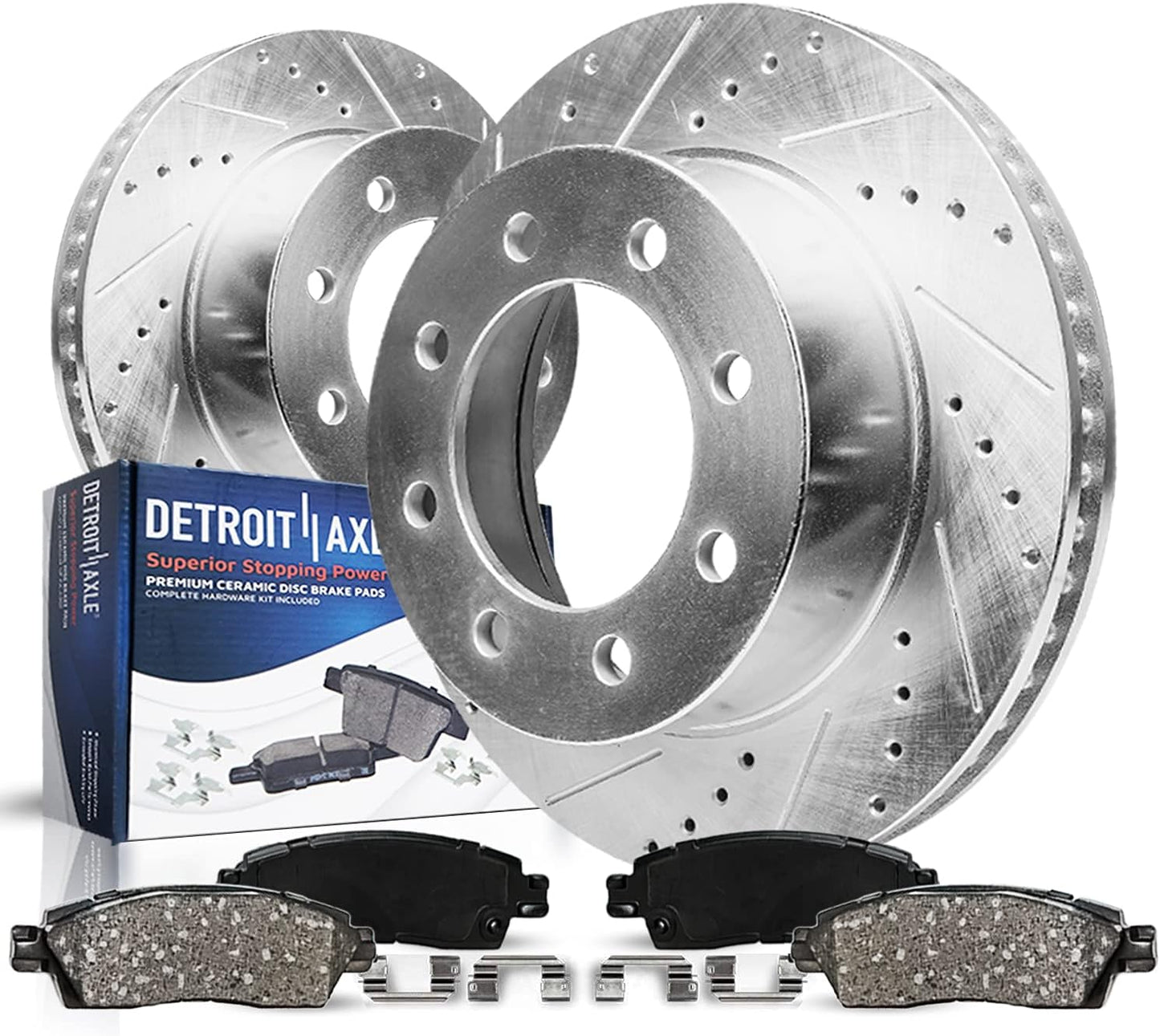Front Brake Kit for GMC Chevy Silverado Sierra by Detroit Axle