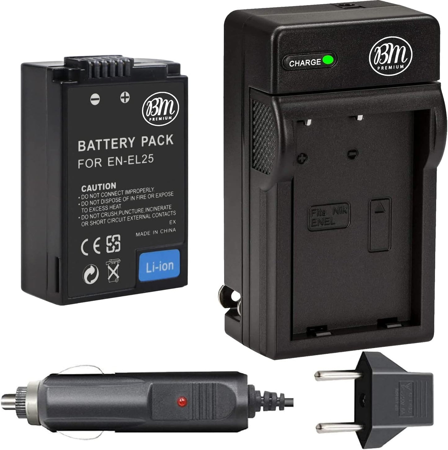 BM Premium High Capacity EN-EL25 Battery for Nikon Cameras