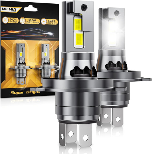 H4 9003 LED Bulb Super Bright 34000 Lumens for Fog Lights