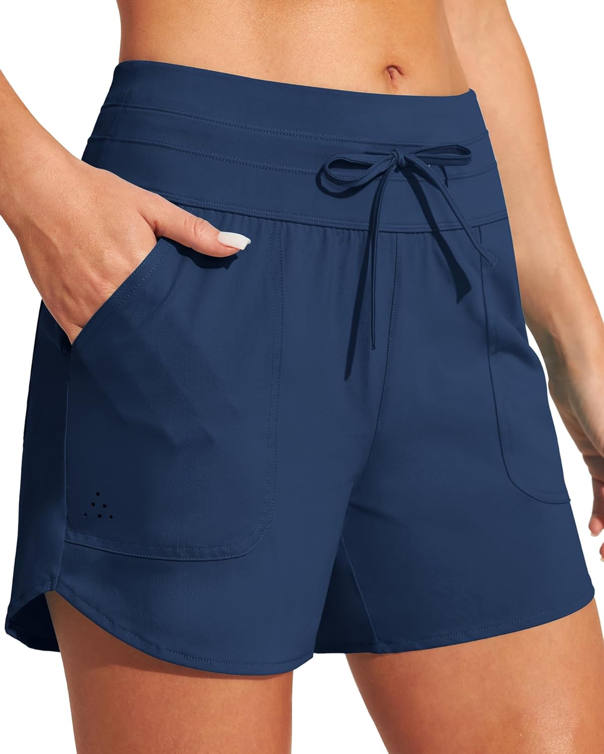 IUGA Womens 5in Swim Board Shorts for Beach Fun and Style