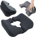 Memory Foam Bed Sore Cushion for Buttocks - T-Shaped Pressure Relief