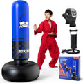 Inflatable Kids Punching Bag 63in Freestanding Kickboxing Set