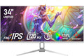 Gawfolk 34 in IPS Ultrawide 120Hz Gaming Monitor - Immersive 21:9