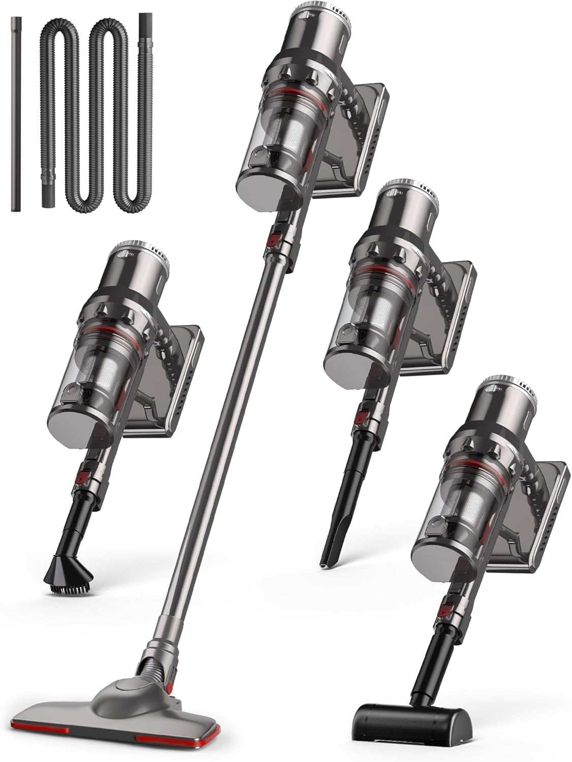 Cordless Vacuum Cleaner with 30000Pa Suction for Pet Hair