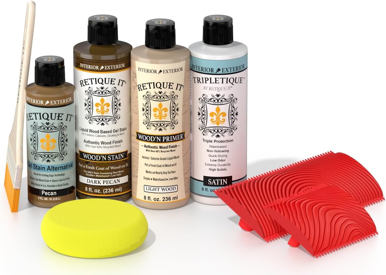 Retique It Wood Finish Tabletop Kit for Stunning Transformations