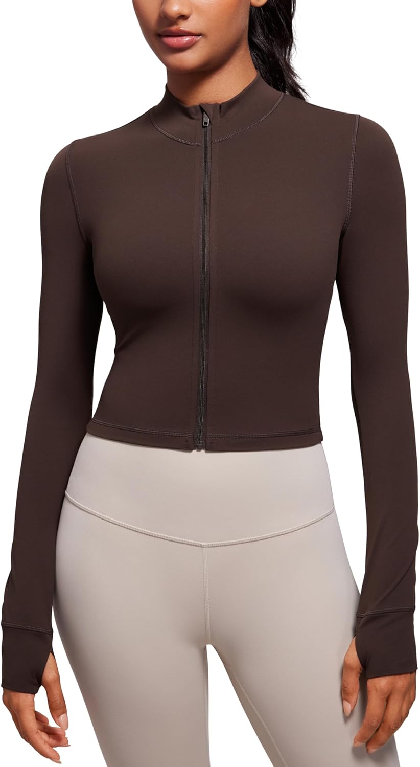 CRZ YOGA Butterluxe Cropped Athletic Jackets for Women Review