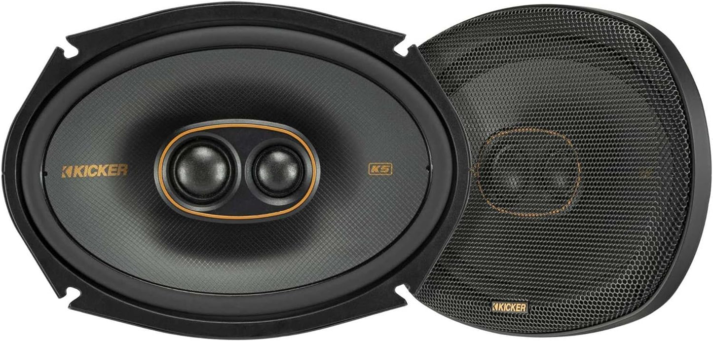 Kicker KS-Series 6x9 3-Way Speakers for Exceptional Sound Quality