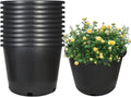 findmall 10 Gallon Nursery Plastic Pots - 10 Pack for Vegetable