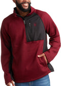 Spyder Mens Quarter Zip Pullover Sweater - Warm Performance Fleece is