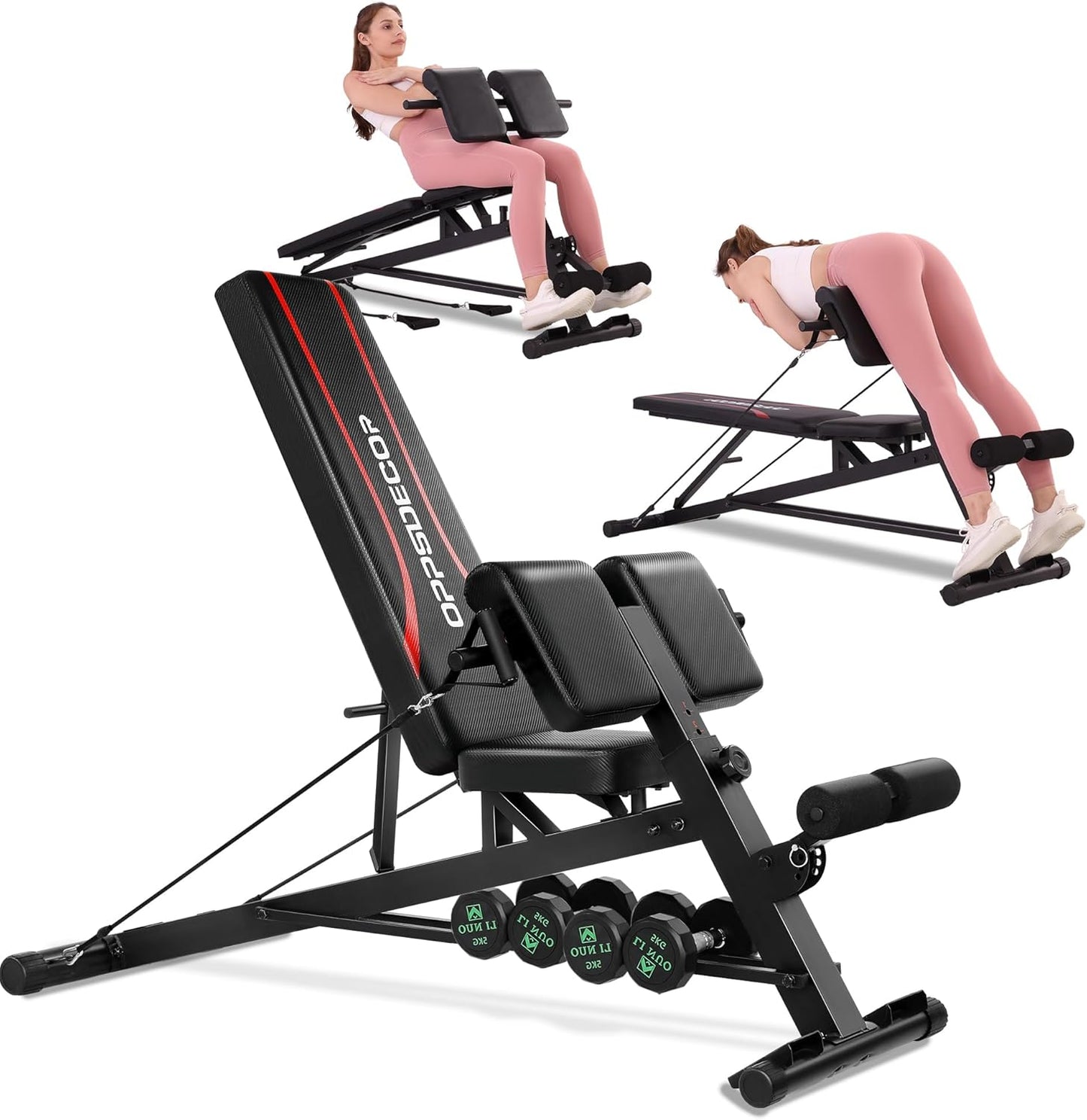 Ultimate Home Gym Workout Bench Set by OPPSDECOR