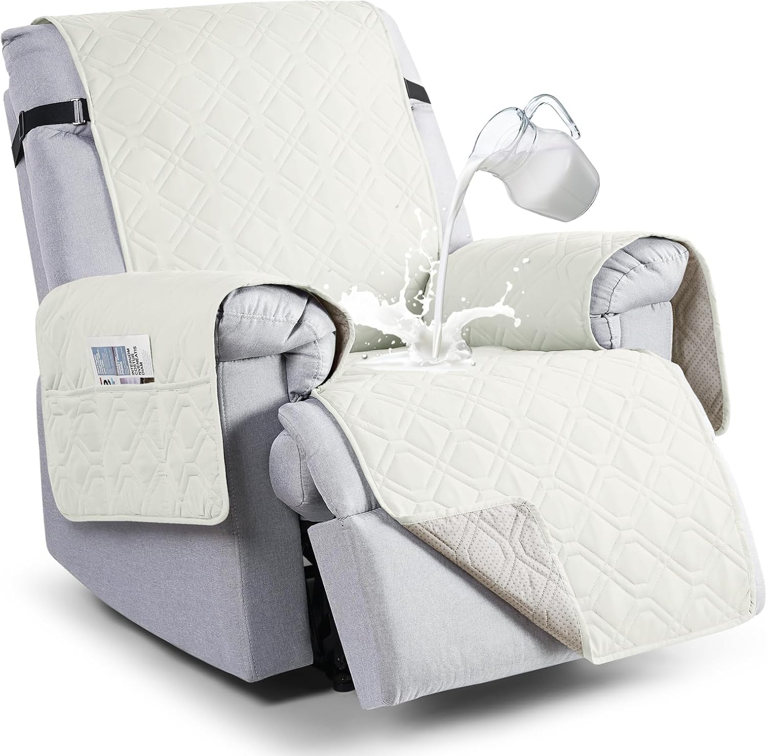 VANSOFY Waterproof Recliner Chair Cover for Pets and Kids