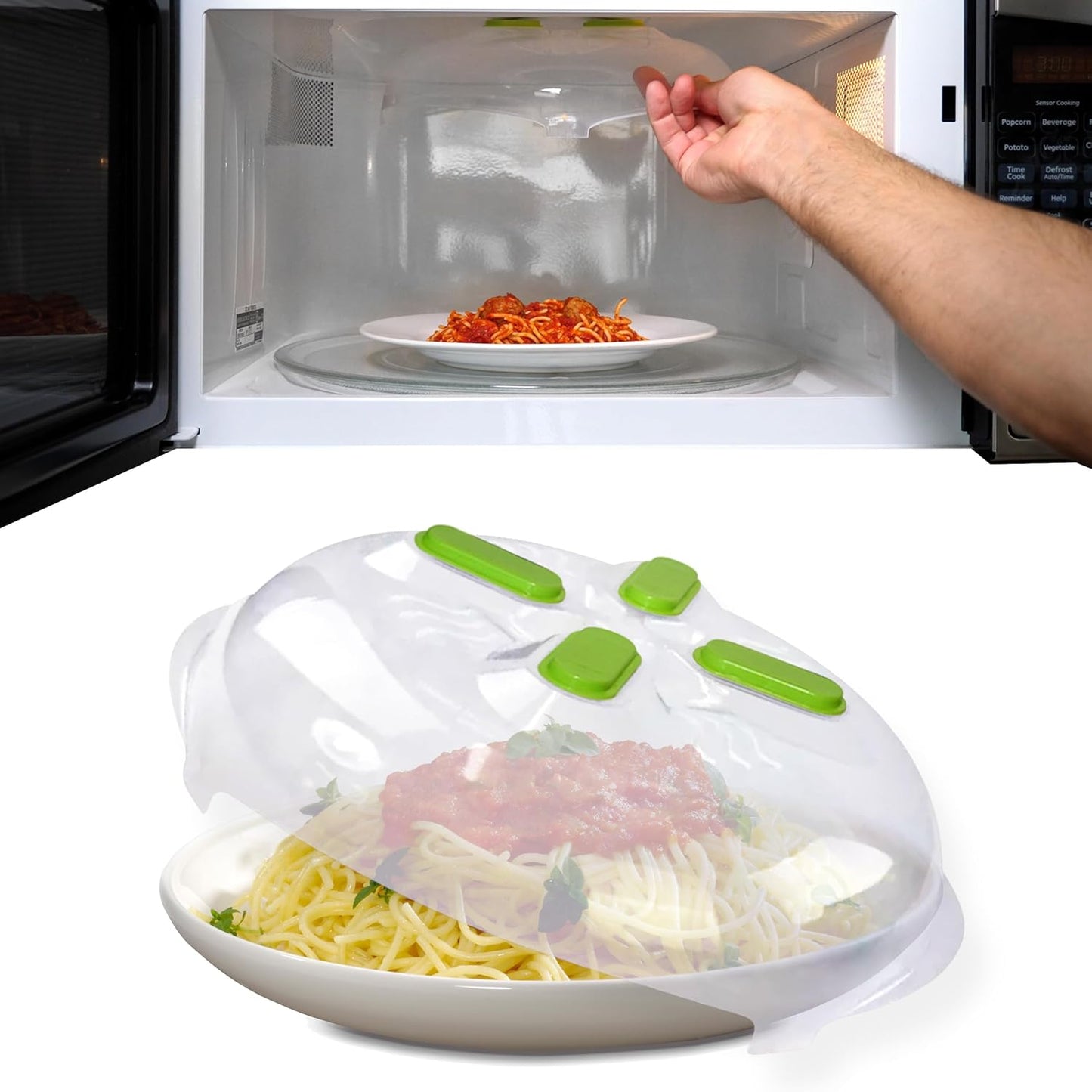 HOVER COVER | Microwave Plate Cover - Keep Food Fresh!