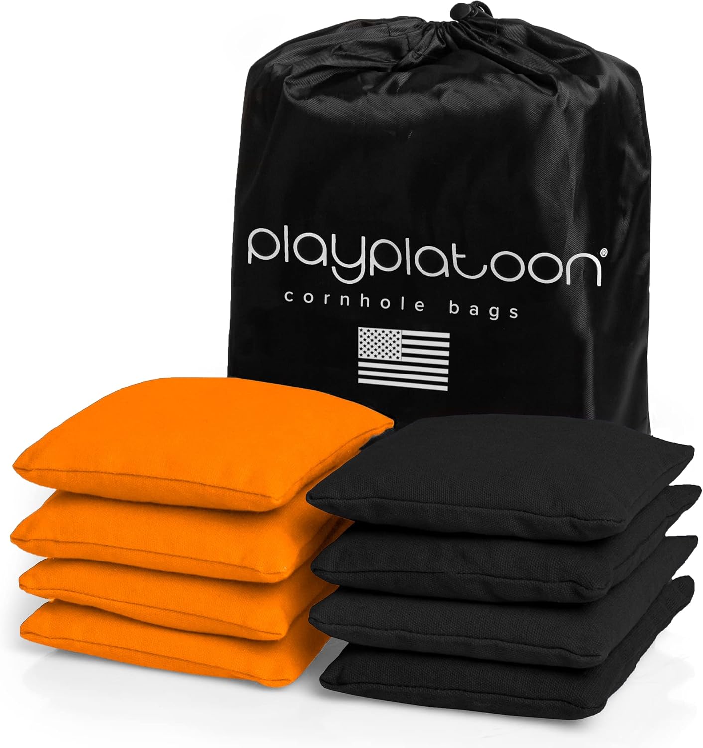 Play Platoon Cornhole Bags - Weather Resistant Set of 8