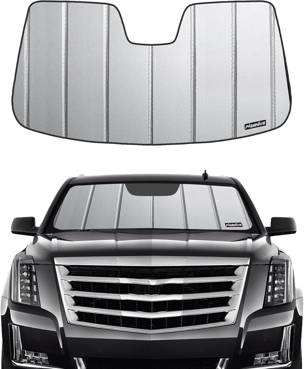 Windshield Sun Shade for Cadillac Escalade and GMC Yukon 2015-2020