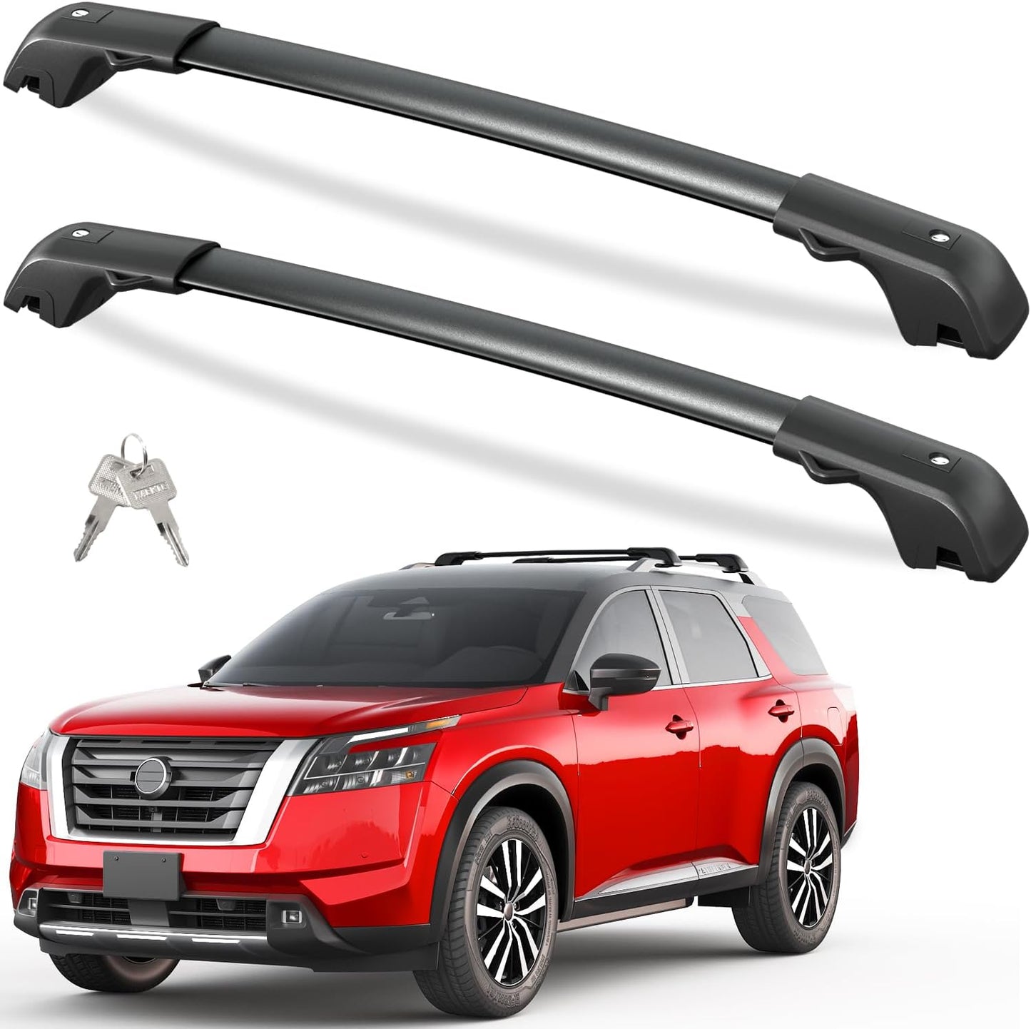 Tuyoung Lockable Roof Rack Cross Bars for Nissan Pathfinder 2022-2025