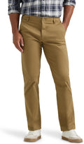 Lee Men's Extreme Motion Flat Front Regular Straight Pant through