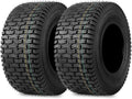 16x6.50-8 Lawnmower Tubeless Tire 2 Pack - Turf-V 4PR