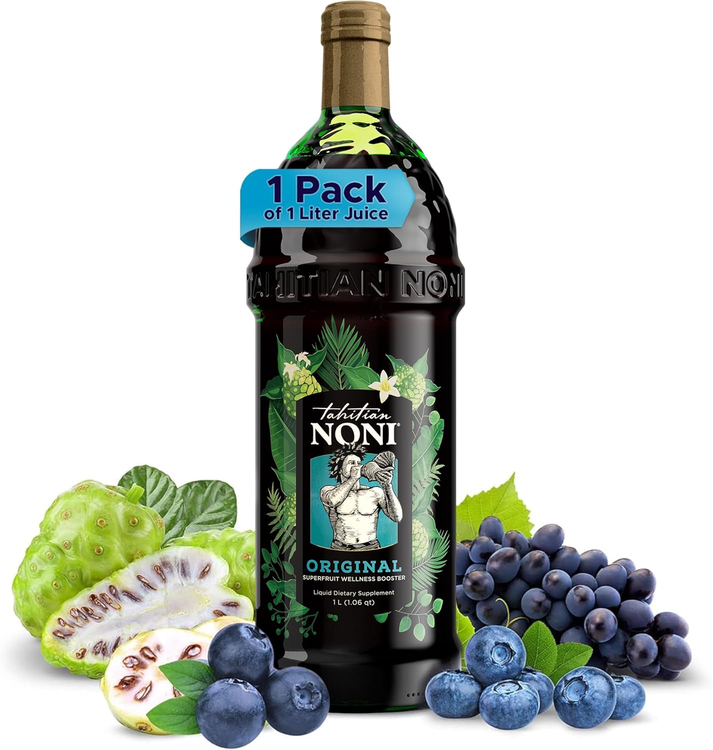 Tahitian Noni Juice Original Pure Noni Fruit Blend for Wellness