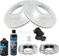 TRQ Front Brake Pad & Rotor Kit Compatible with 2003-2020 Toyota
