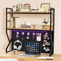 3-Tier Desktop Bookshelf Desk Organizer Shelf - Space Saving Desk Rack
