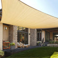 LOVE STORY 10 ft x 13 ft Rectangle Sun Shade Sail Canopy - UV Block