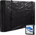 King Size Mattress Moving Bag - Heavy Duty Black Polyester PE Cover